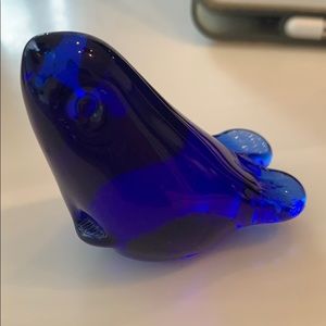 Art glass seal paperweight figurine